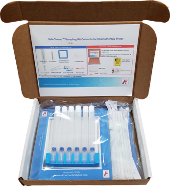 USP 800 wipe sample kit for hazardous drug detection